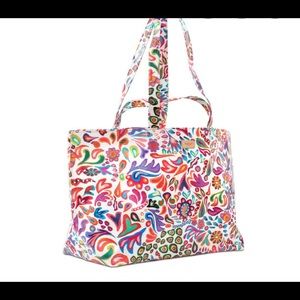 Consuela white swirly large bag , barely used